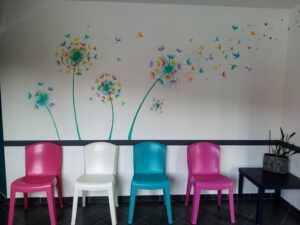 4 Chaises salle d’attente